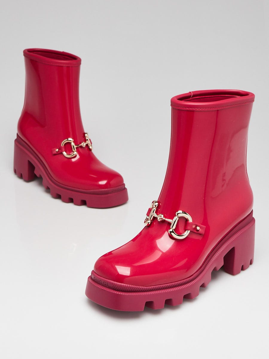 Gucci pink clearance boots