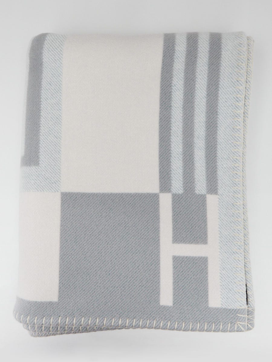 Gris Perle Merino Wool/Cashmere Itaque Blanket