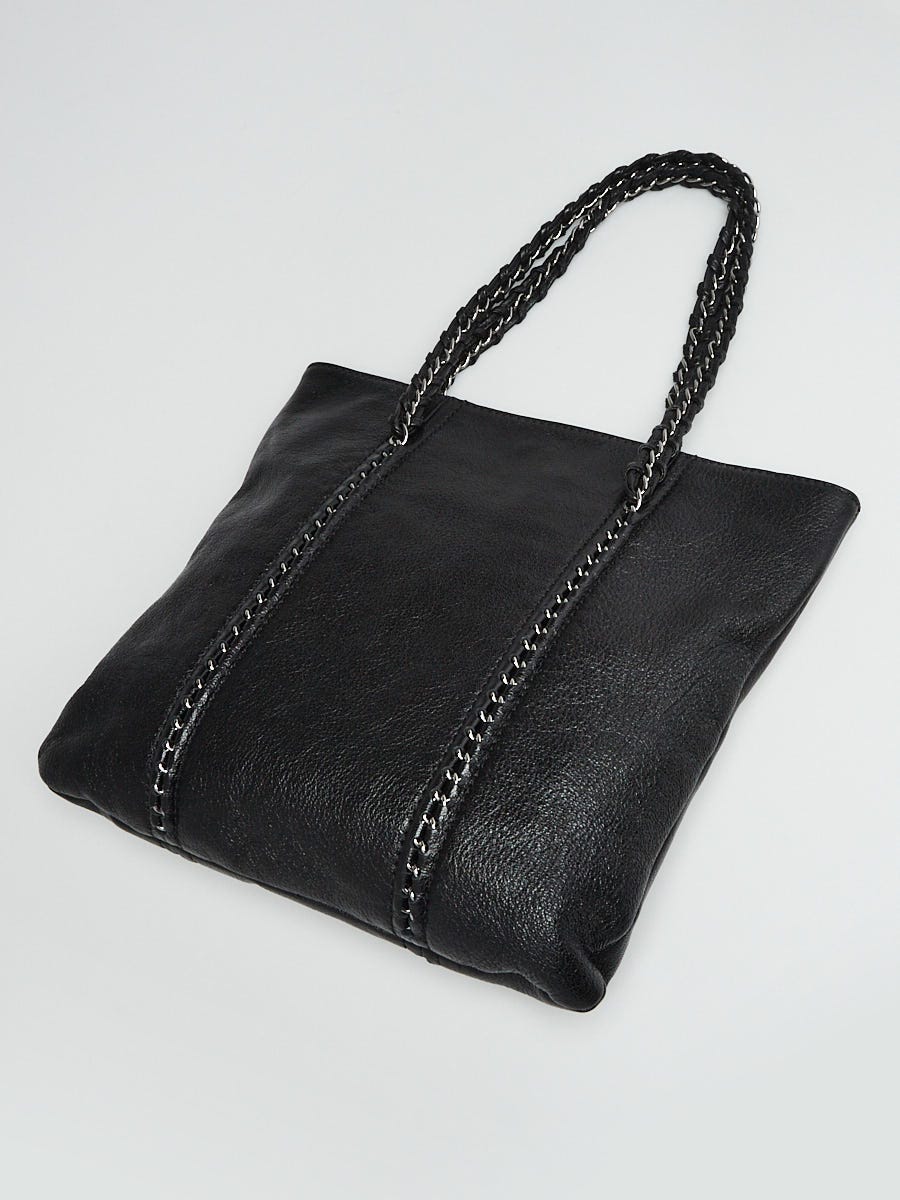 日本全国送料無料商品 | 特集  Chanel Black Leather Luxe Ligne Small Tote Bag | Yoogi's Closet バッグ