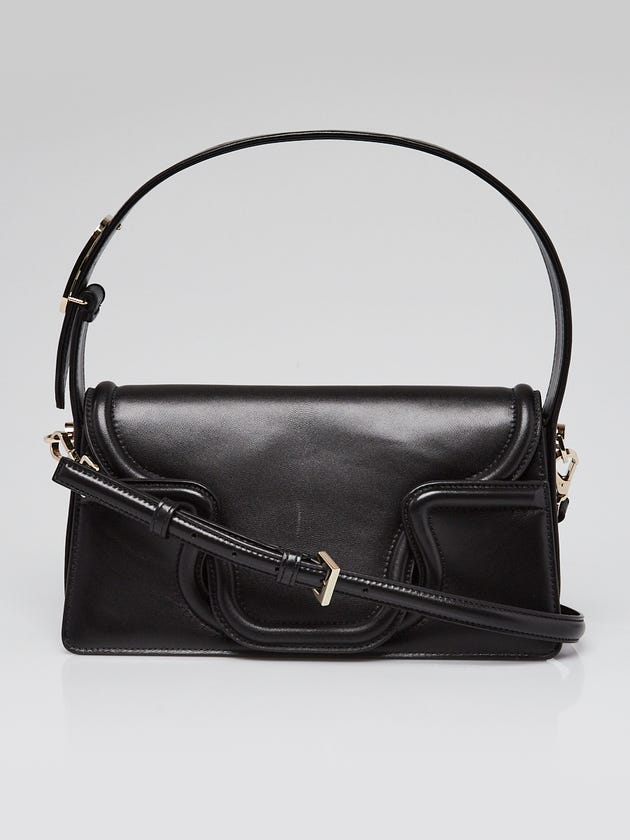 Valentino Black Leather Le Petite Deuxième Shoulder Bag