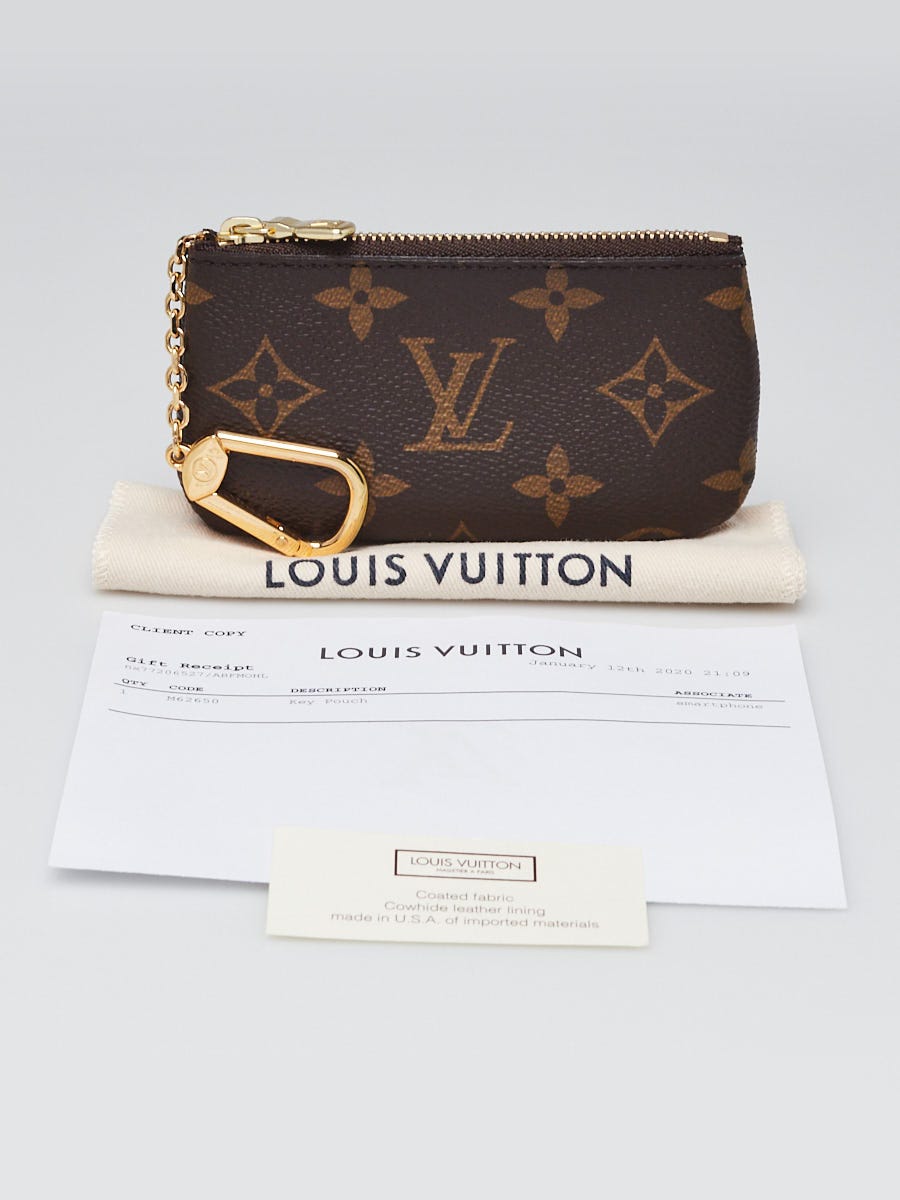 Louis Vuitton Monogram Coated Canvas Key Pouch
