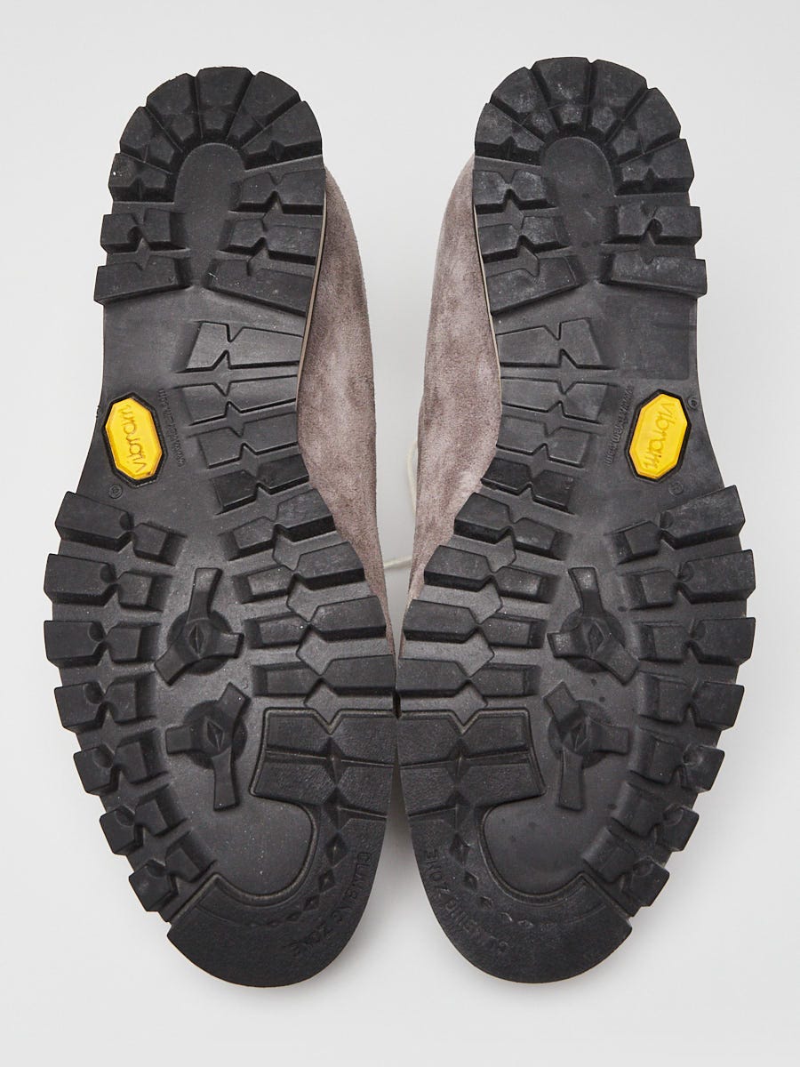 Manolo Blahnik Grey Suede Lace Up Oxfords Size 5/35.5