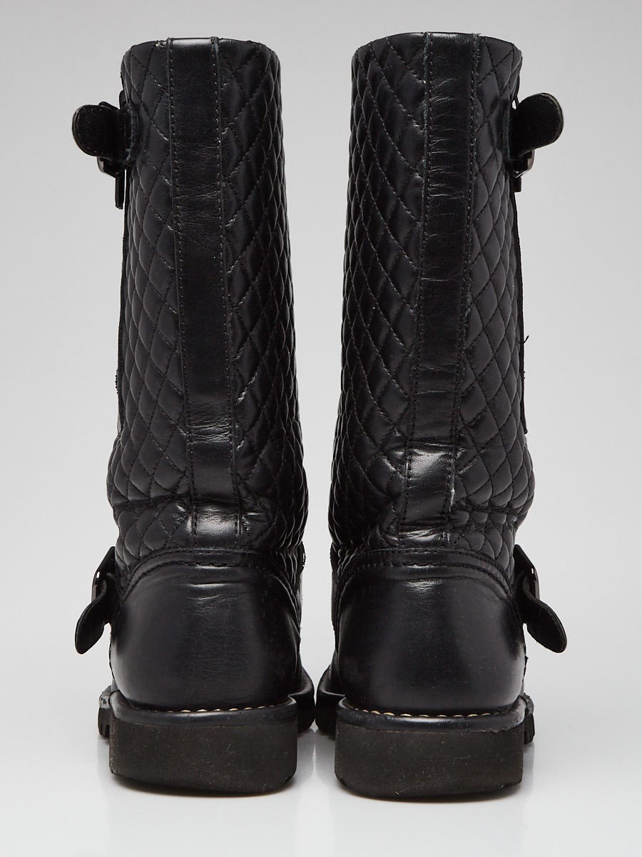 Chanel moto boots sales