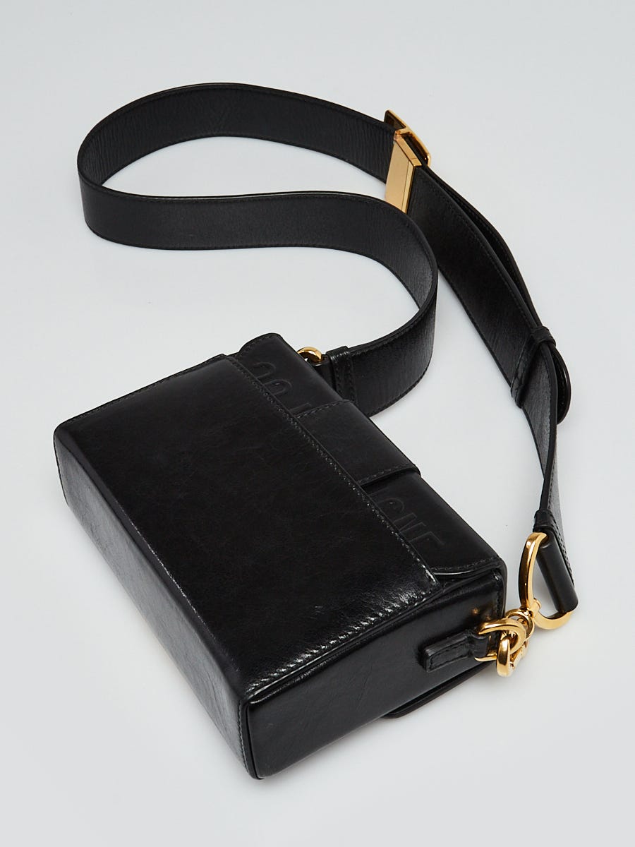 30 montaigne box leather handbag Dior Black in Leather - 36559796