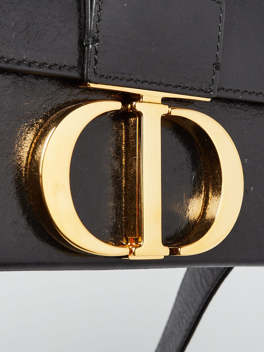 Dior Black Leather 30 Montaigne Box Bag Dior