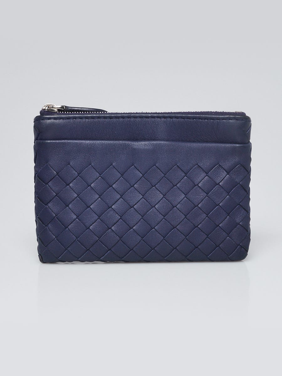 Bottega Veneta Atlantic Intrecciato Woven Nappa Leather Key Ring Pouch Yoogi s Closet