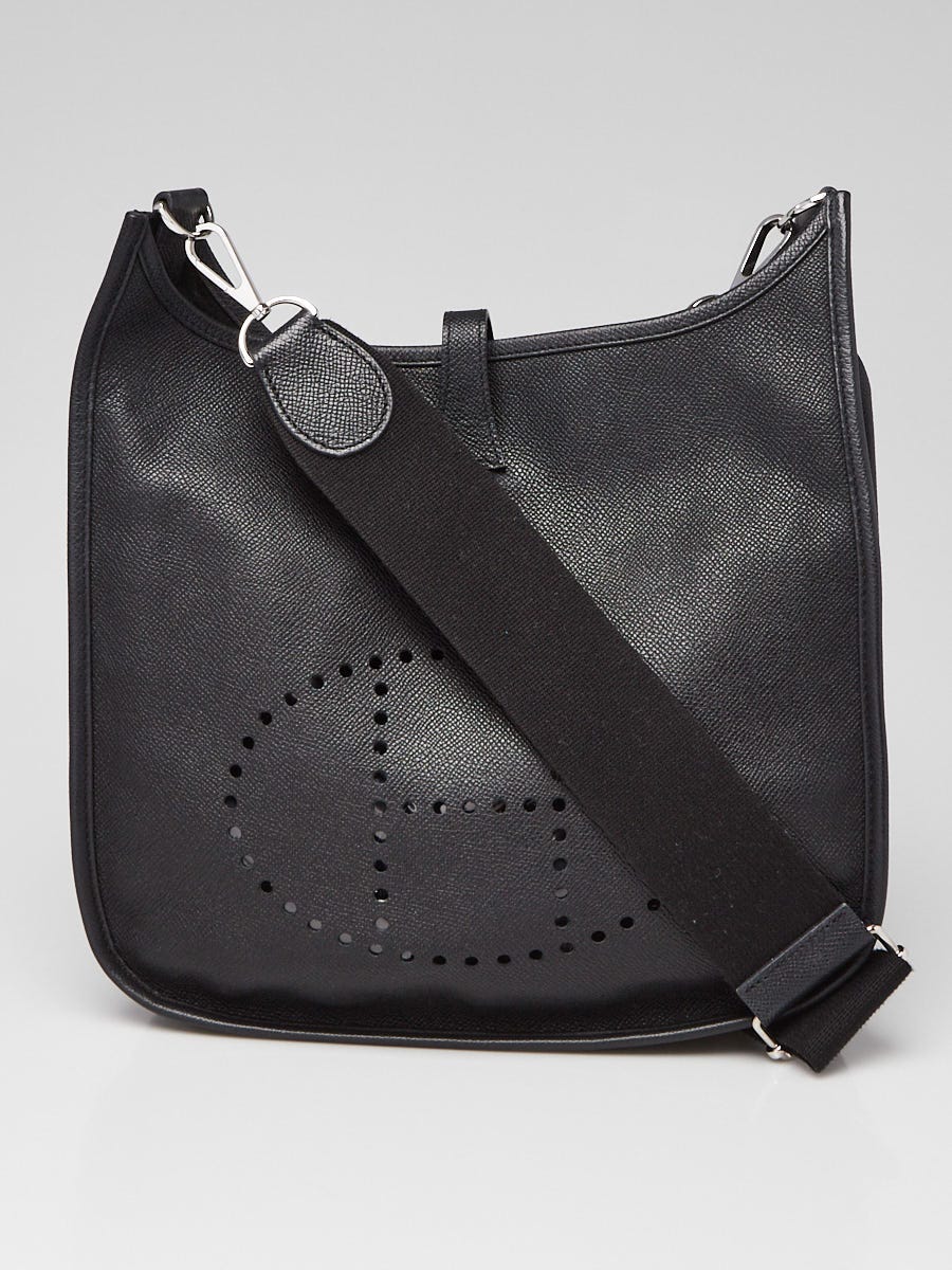 Black Epsom Leather Evelyne PM III Bag
