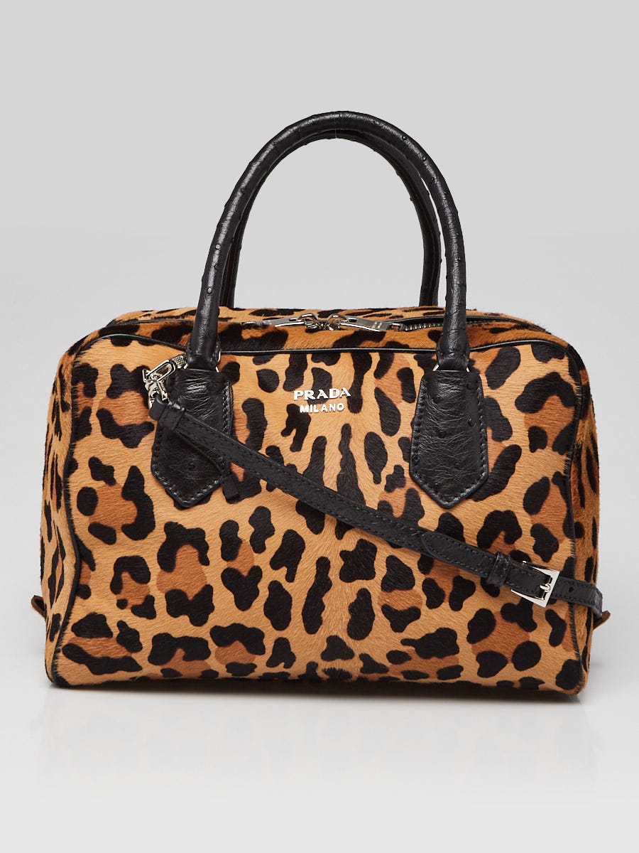 Leopard print cheap prada bag
