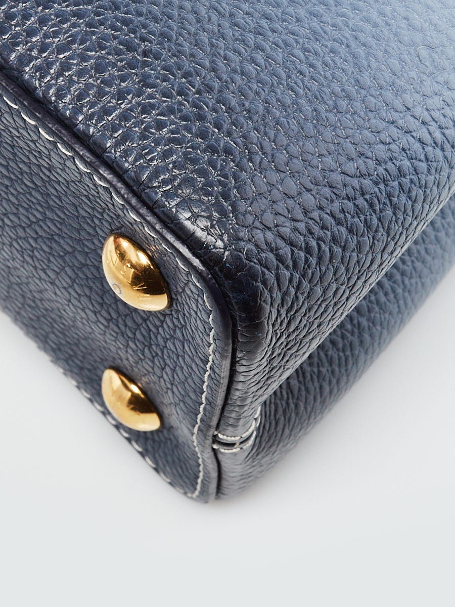 Louis Vuitton Cloudy Blue Ombre Taurillon Leather Capucines PM Bag