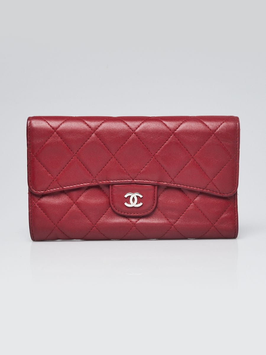 Chanel Pink Quilted Lambskin Flap Wallet (Pre-loved) – Luxury