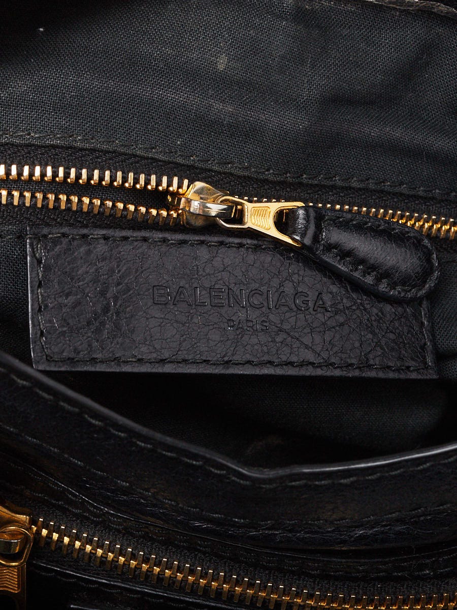 Balenciaga Black Lambskin Leather Motorcycle Mini City Bag Balenciaga Black Lambskin Leather Motorcycle Mini City Bag