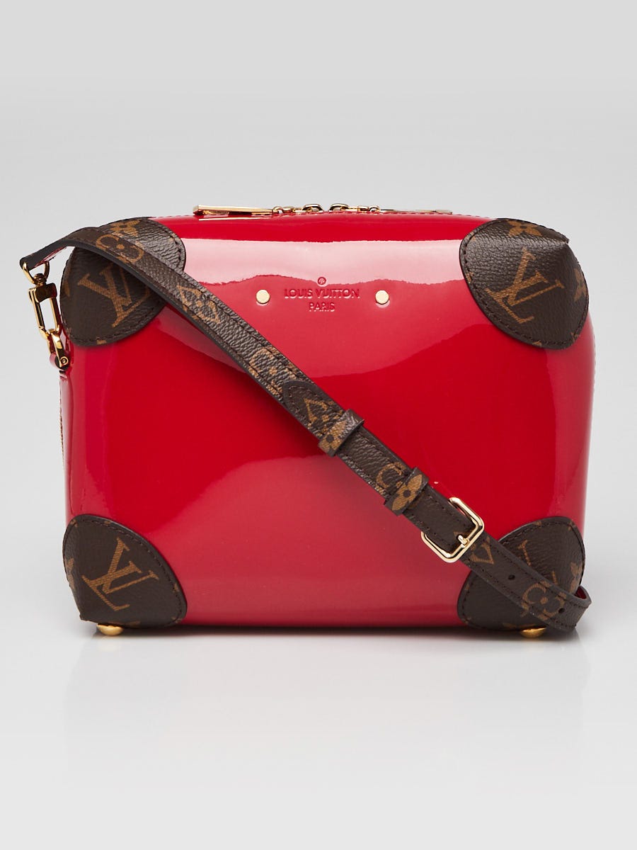Louis Vuitton Scarlet Vernis Leather Miroir Venice Crossbody