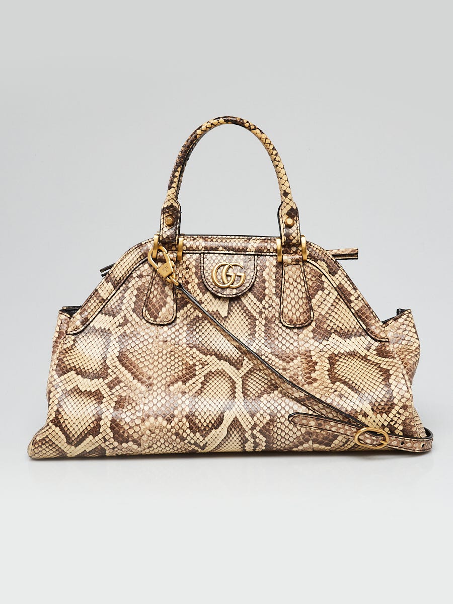 Gucci Tom Ford for Gucci Python Bag - Gold Shoulder Bags, Handbags