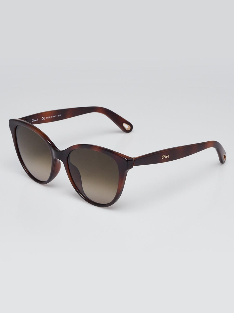 Chloe tortoise clearance shell sunglasses