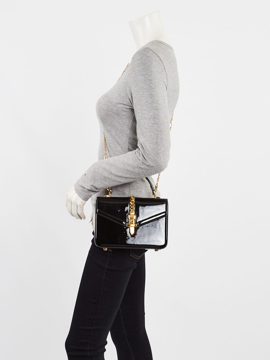 Sylvie 1969 patent leather new arrivals mini top handle bag