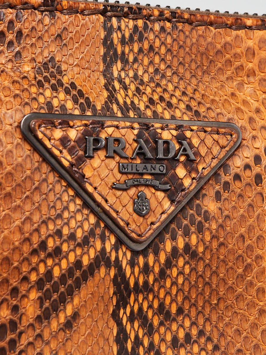 Snakeskin prada bag cheap