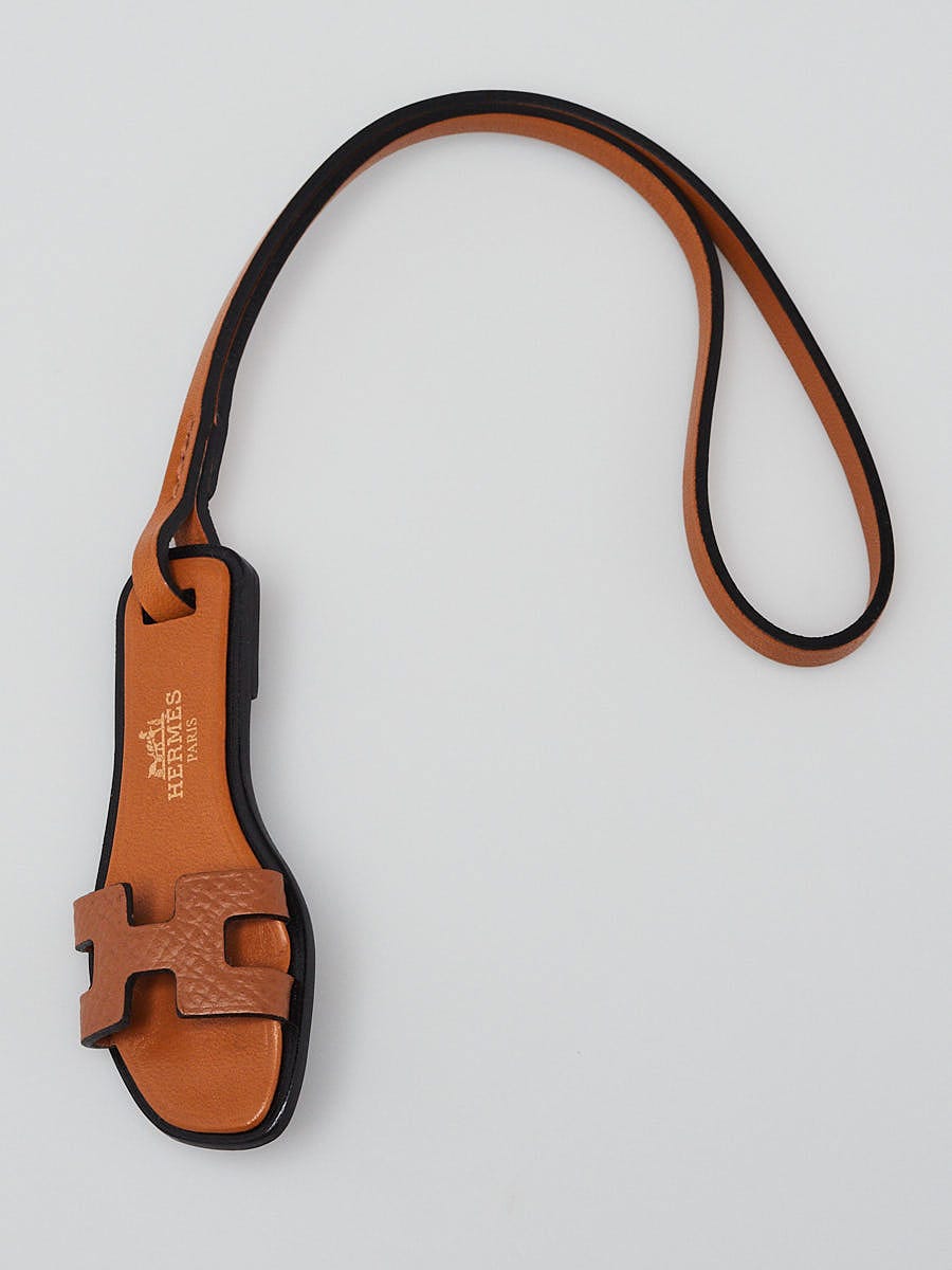 Gold Epsom Gold Butler Black Hunter Oran Nano Bag Charm