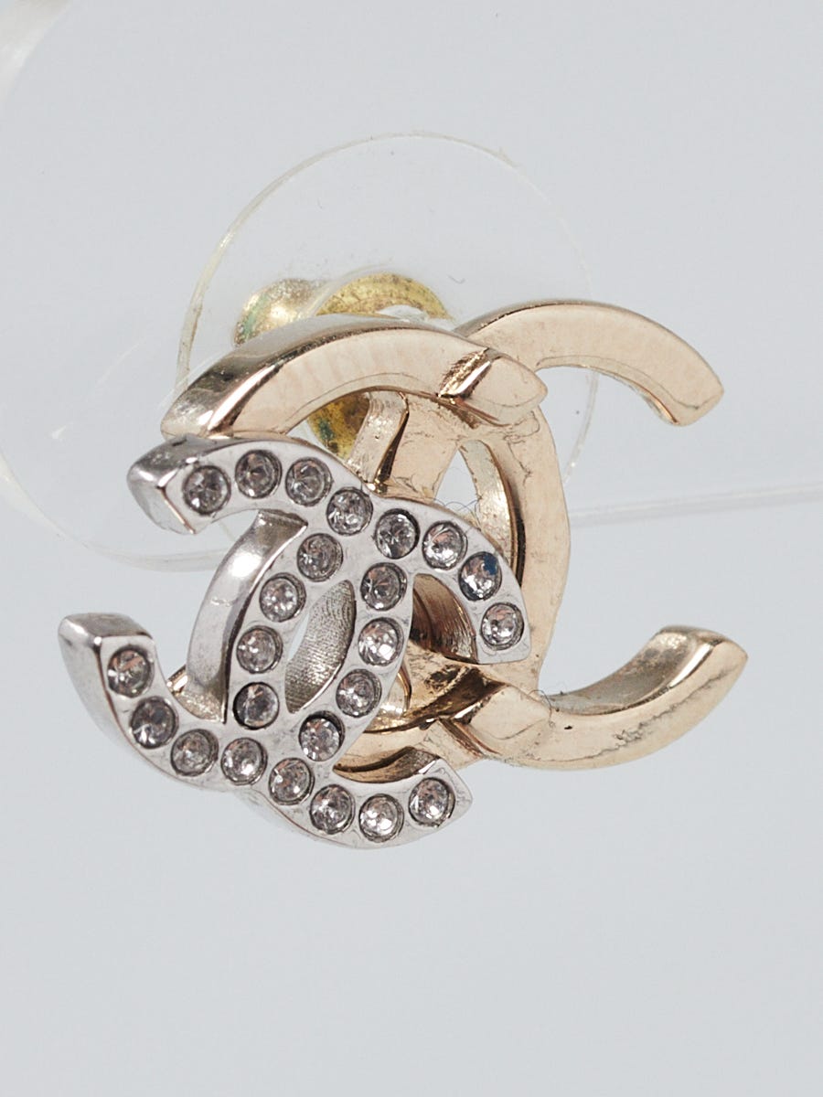 Authentic Chanel earrings gold Chanel CC earrings ladies earrings