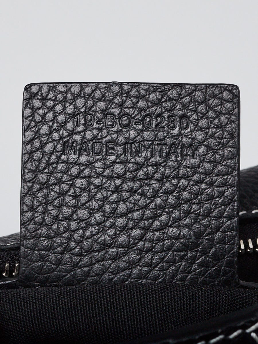 Christian Dior x Shawn Stussy Black Grained Leather Saddle Messenger Bag Yoogi s Closet