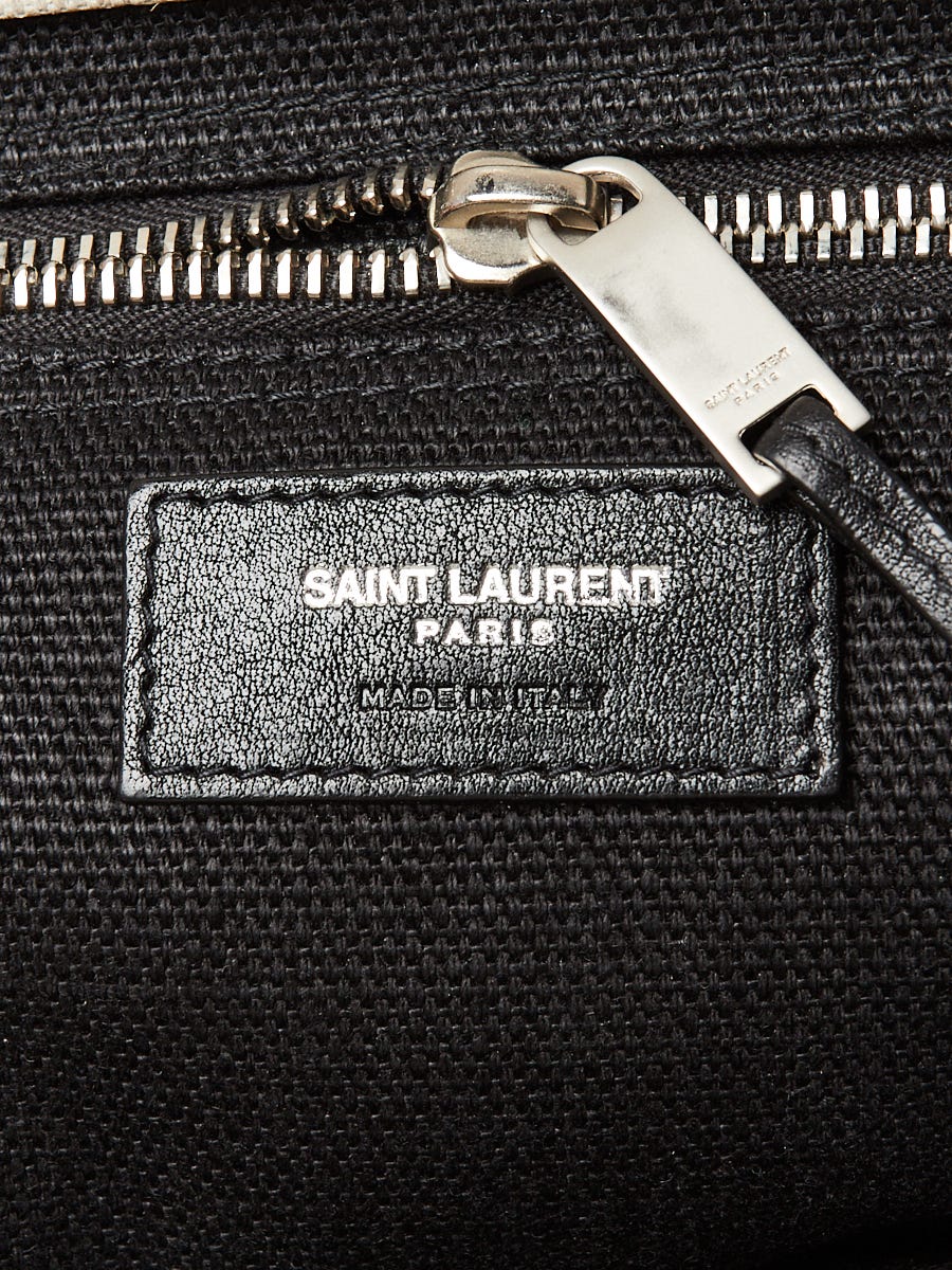 Yves Saint Laurent, Bags, Like New Ysl Rive Gauche Northsouth Tote Bag In  Printed Linen And Leather