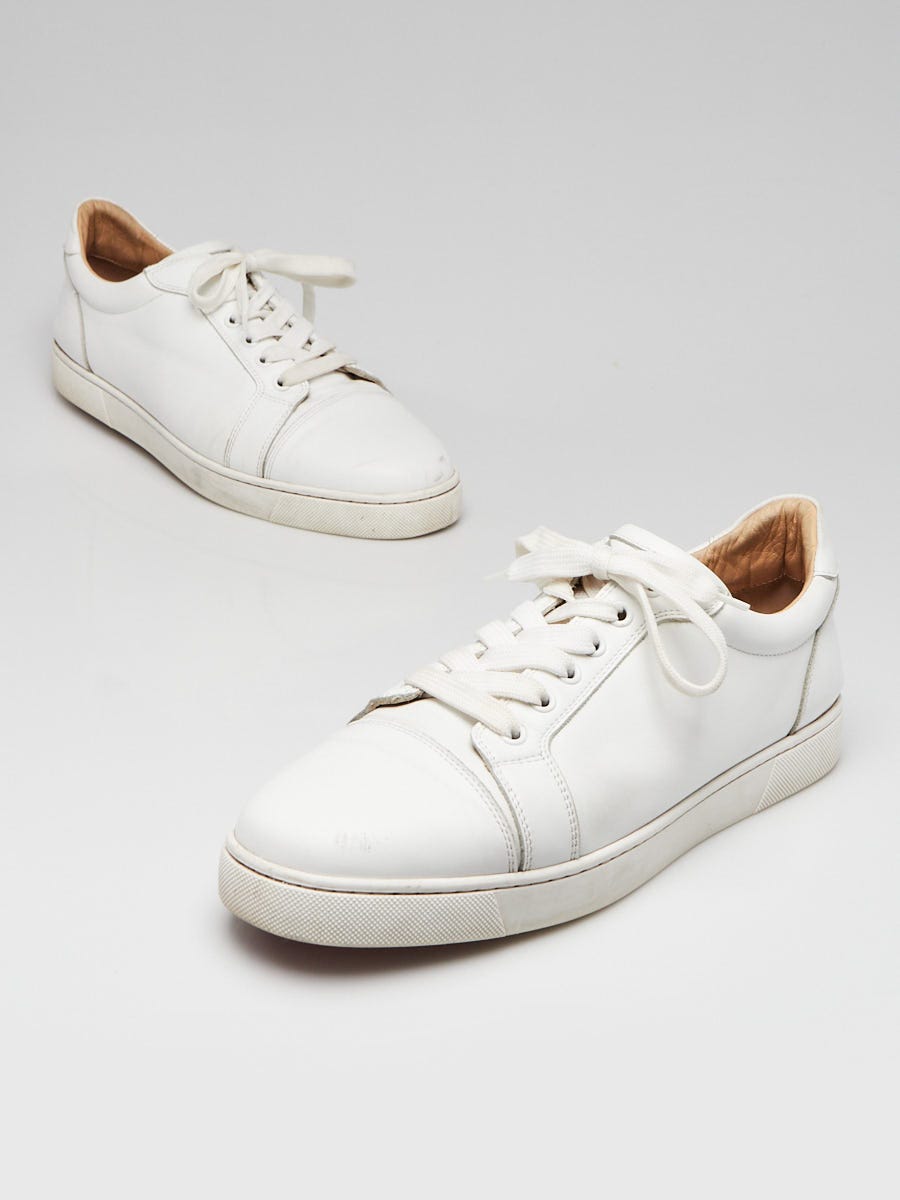 Christian Louboutin white Leather Vieira Sneakers