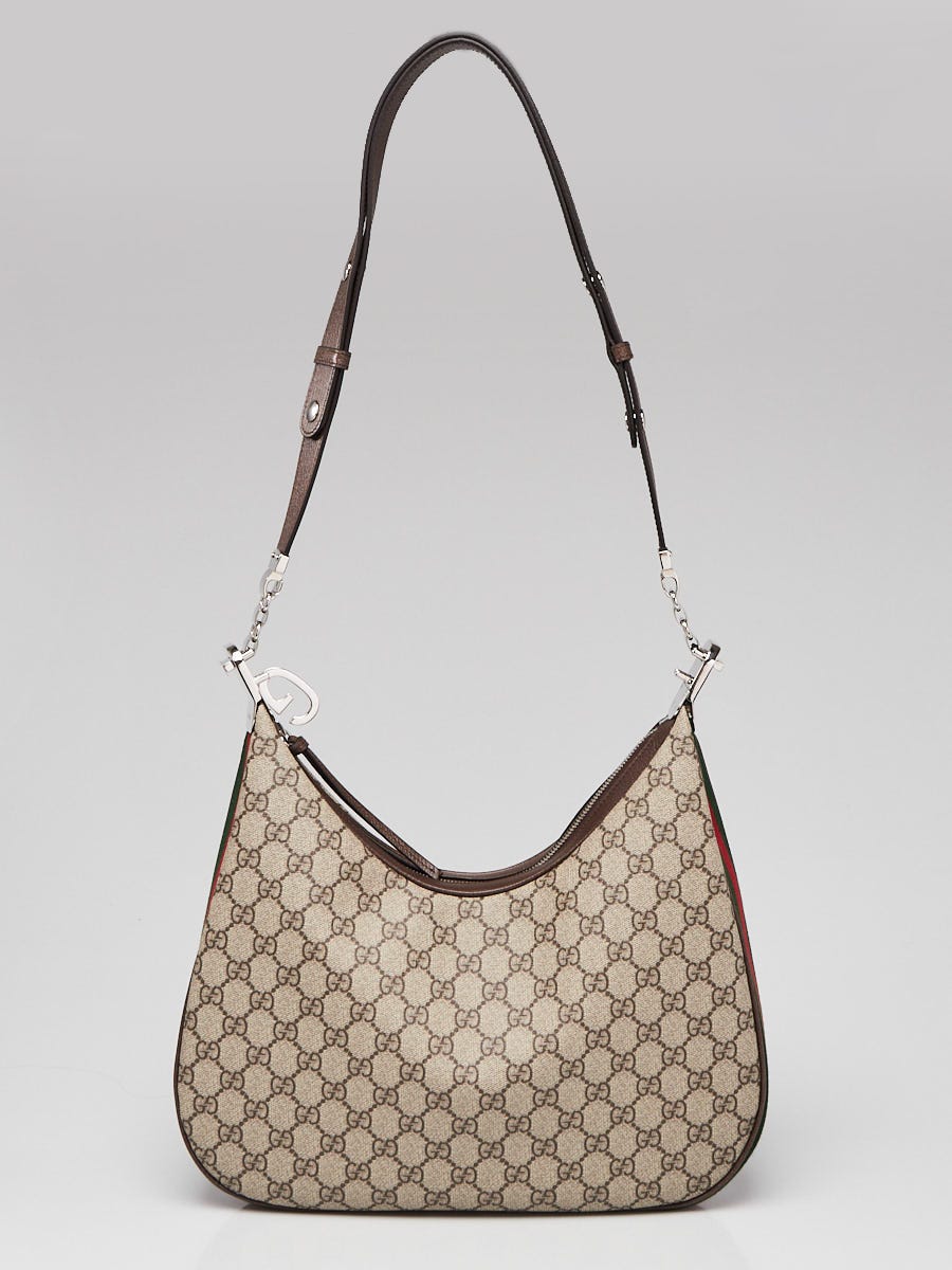 Gucci Attache Large Coated-Canvas Shoulder Bag