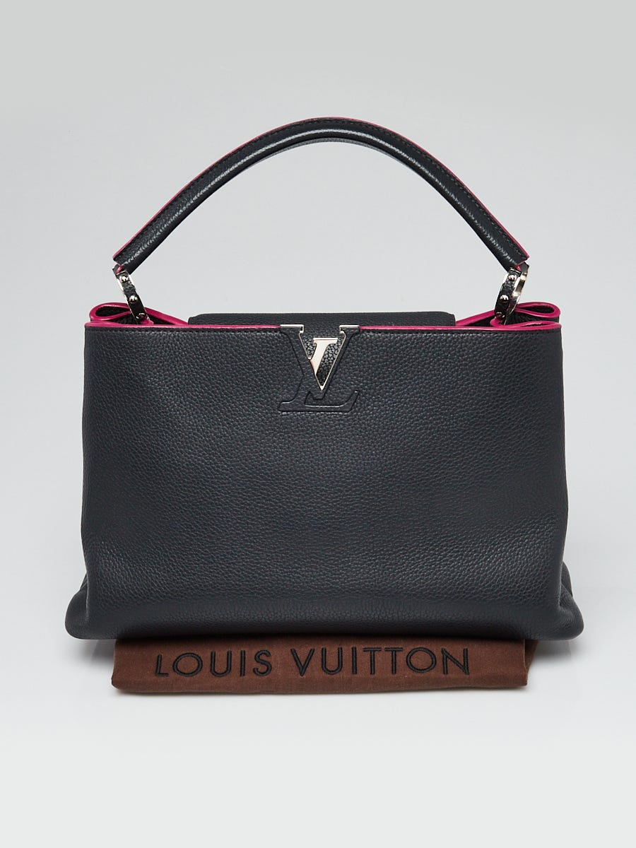 Louis Vuitton Cobalt Taurillon Leather Capucines mm Bag