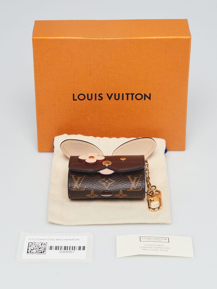 Louis Vuitton Monogram Canvas/Leather Dog Earpods Case | Yoogi's
