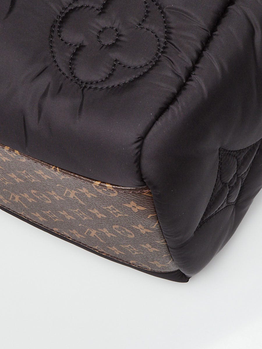 Louis Vuitton Pillow OnTheGo Tote Monogram Quilted Econyl Nylon GM Black  2363381