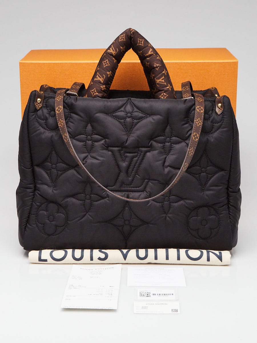 Louis Vuitton Black Nylon Monogram Pillow OntheGo MM Shoulder Bag Louis  Vuitton