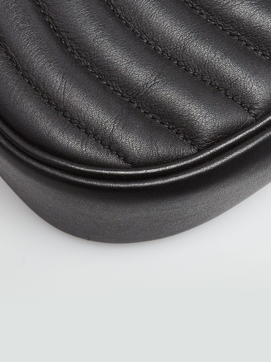 Louis Vuitton Black Quilted Leather New Wave Camera Bag - Yoogi's Closet