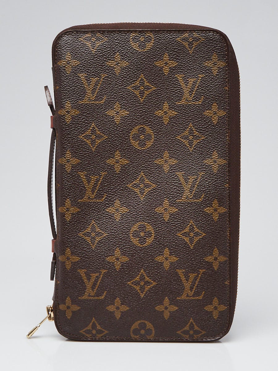 Louis Vuitton Monogram Organizer De Voyage Travel Wallet - Brown