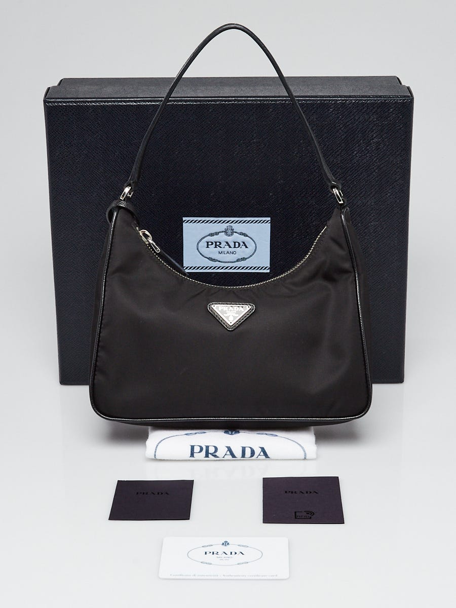 Prada Black Tessuto Nylon Re-Edition 2005 Mini Bag - 1NE204
