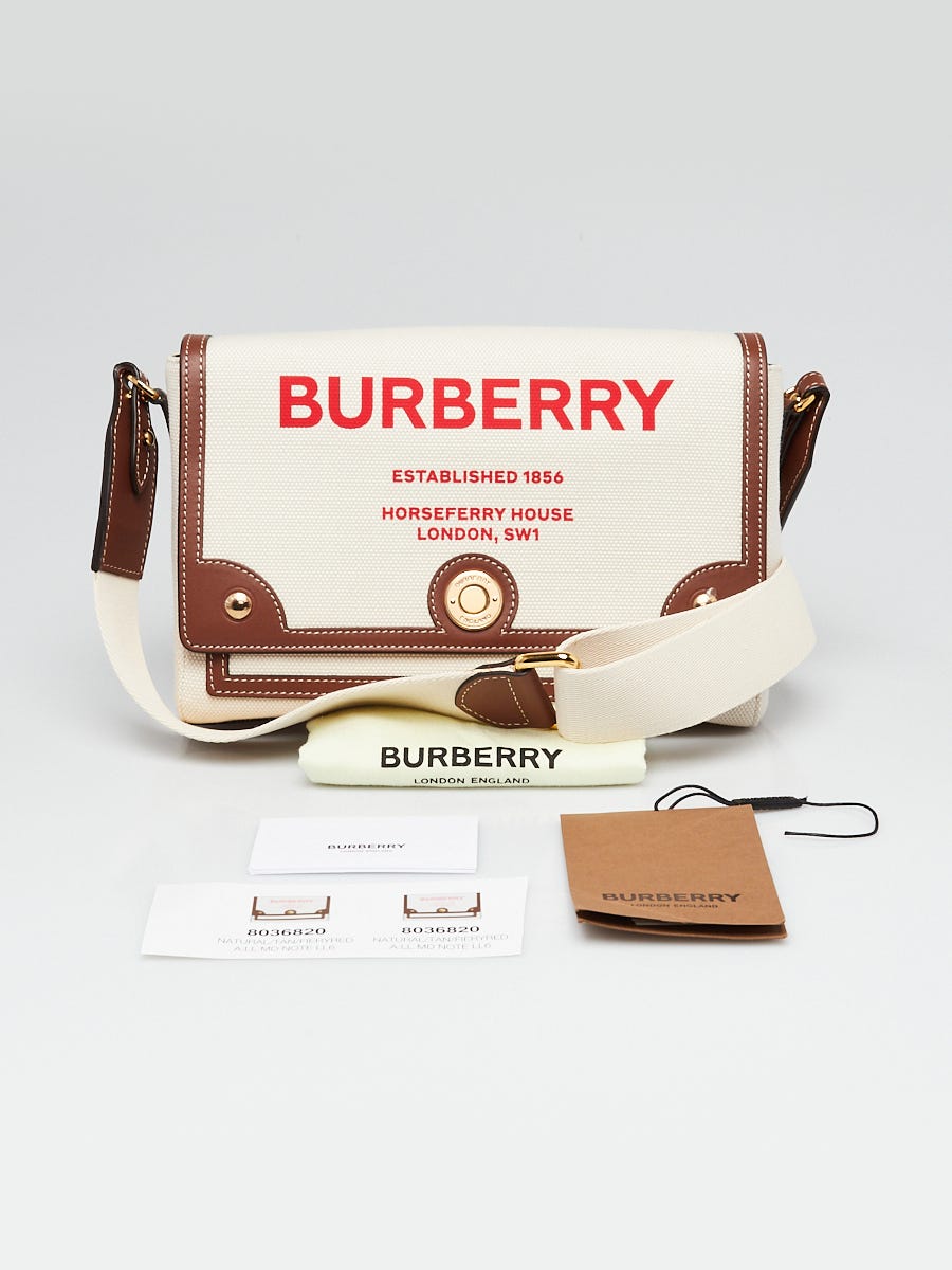 Cloth crossbody bag Burberry Beige in Cloth - 26924358