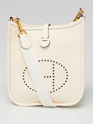 Craie Clemence Leather Gold Plated Evelyne TPM Bag