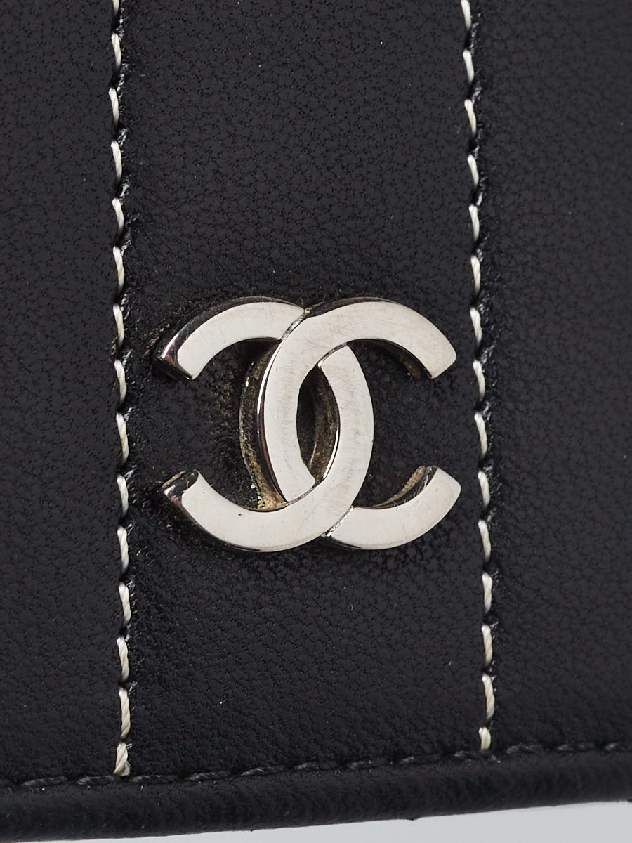 CHANEL, Bags, Chanel Diamond Stitch Lambskin Mens Bifold Wallet