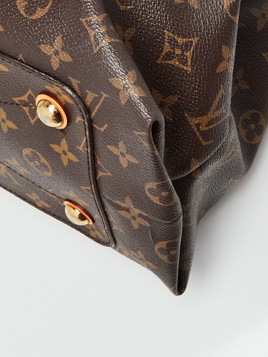 LOUIS VUITTON Kimono Monogram Calfskin Tote Bag Aurore-US