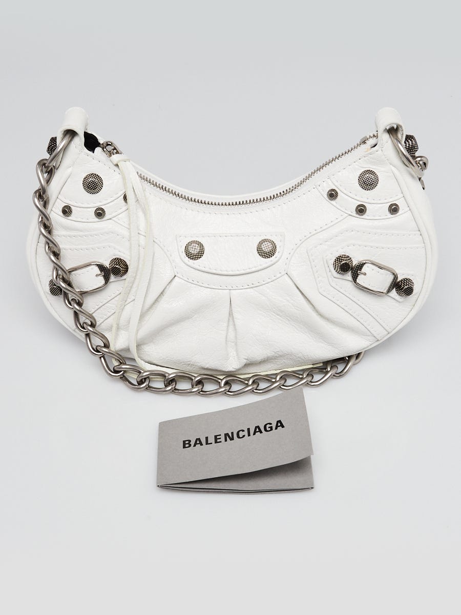 [バレンシアガ]Le Cagole XS Sling Bag White Women's Le Cagole Shoulder Bag Xs in White | Balenciaga US