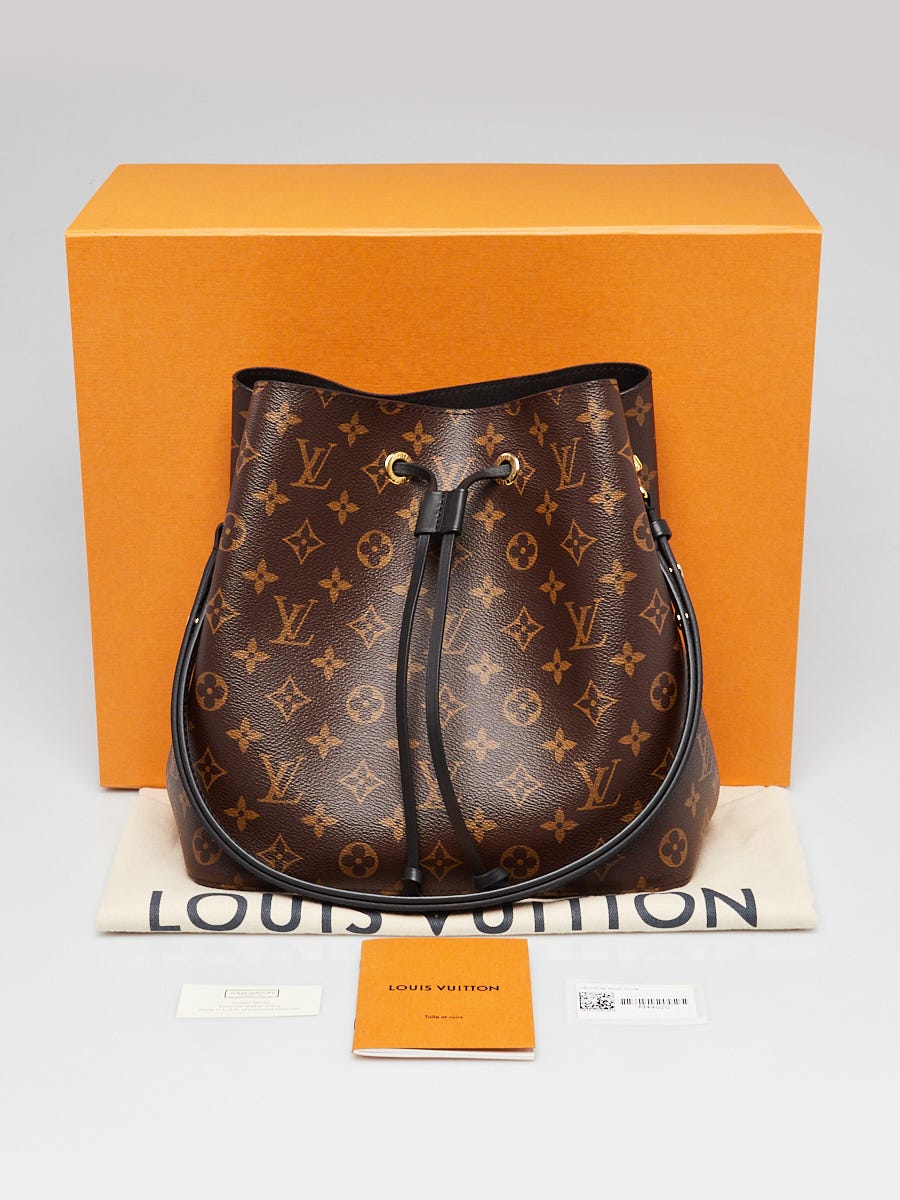Louis Vuitton NeoNoe MM in Monogram Canvas with Black Leather – JDEX Styles