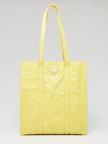 Prada Cedro Antique Nappa Leather Small Leather Tote Bag - 1BG459