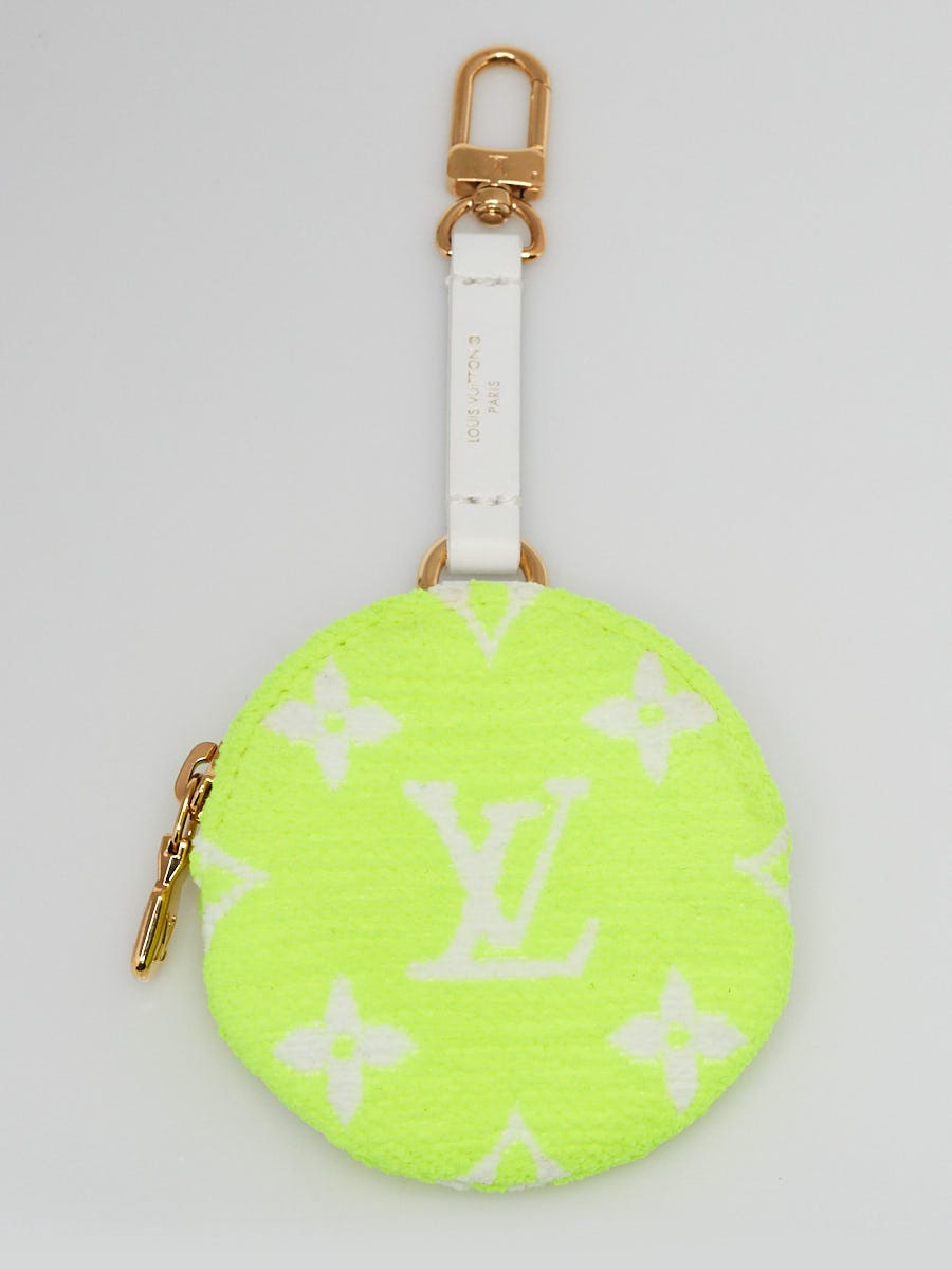 Louis Vuitton Yellow Monogram Terry Cloth Match Key Holder and Bag Charm -  Yoogi's Closet
