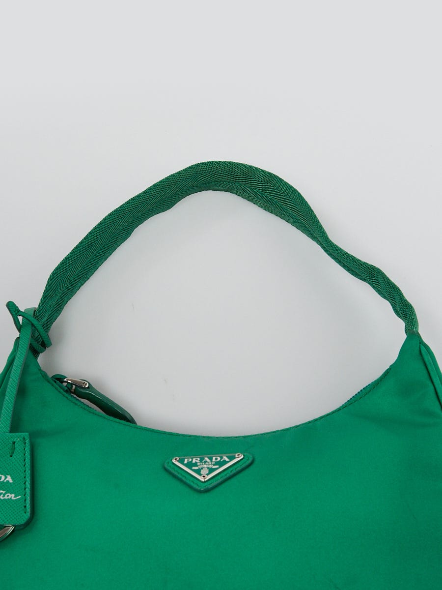 Prada Green Tessuto Nylon Re-Edition 2000 Mini Bag 1NE515