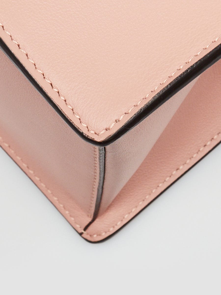 Fendi Pink Smooth Leather Kan U Shoulder Bag 8BT313 Fendi Pink Smooth Leather Kan U Shoulder Bag 8BT313