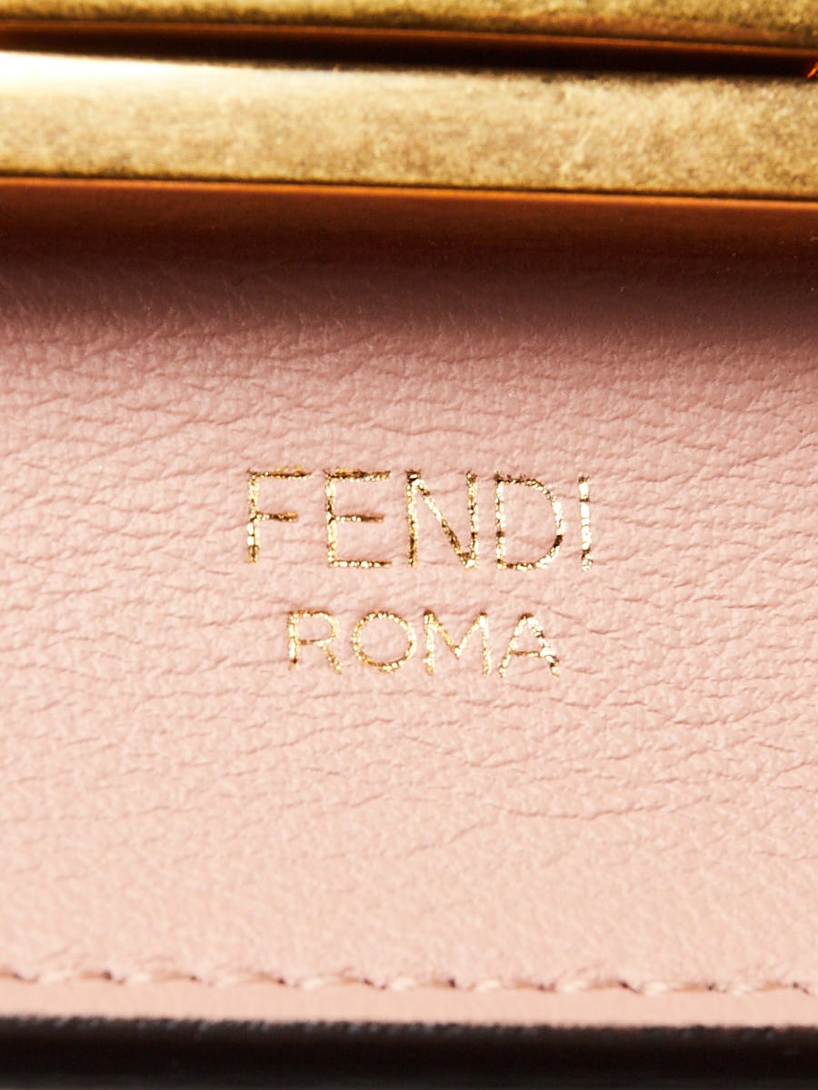 Fendi Pink Smooth Leather Kan U Shoulder Bag 8BT313 Fendi Pink Smooth Leather Kan U Shoulder Bag 8BT313