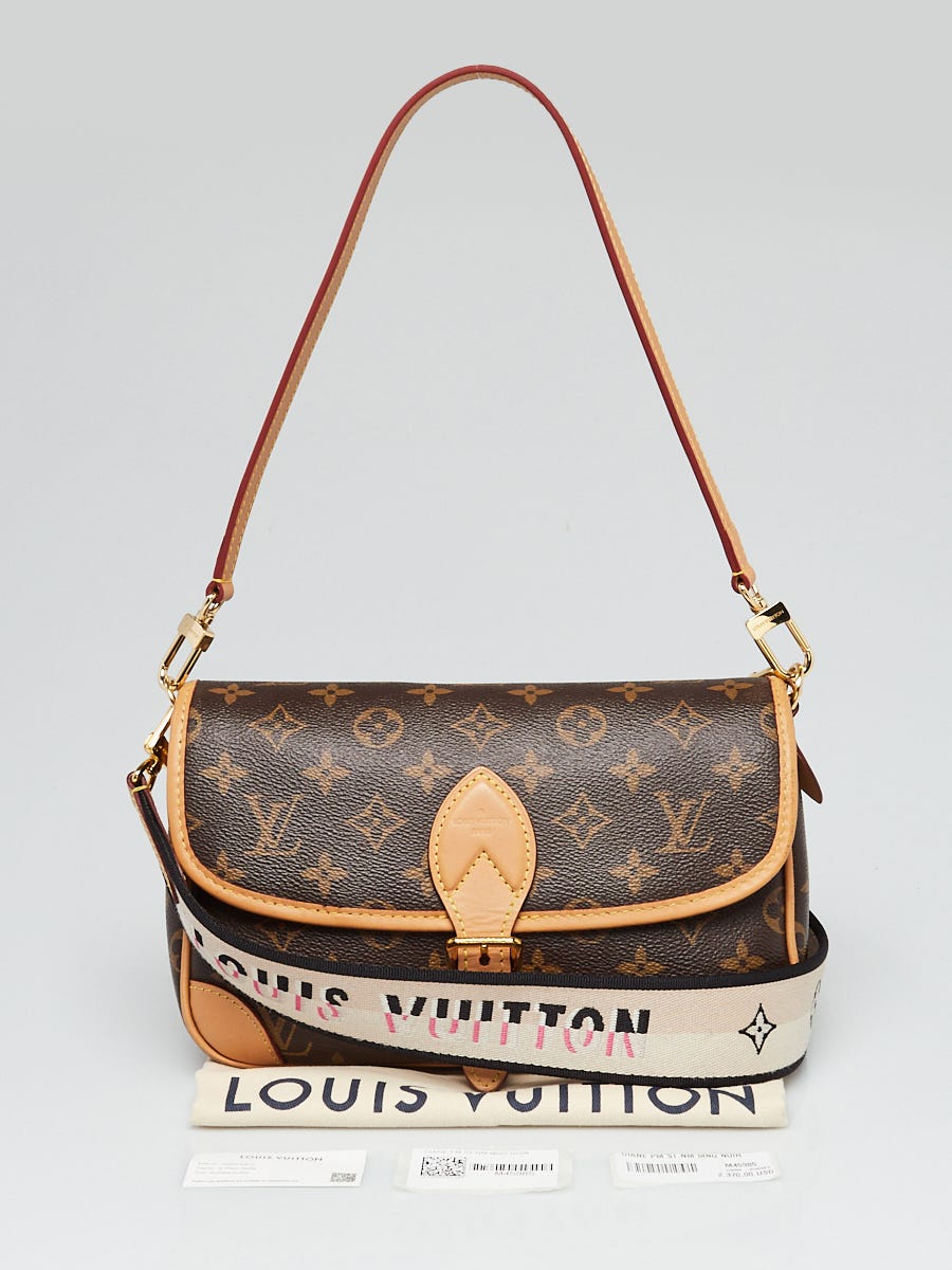 Louis Vuitton - Authenticated Diane Handbag - Leather Brown Plain for Women, Good Condition