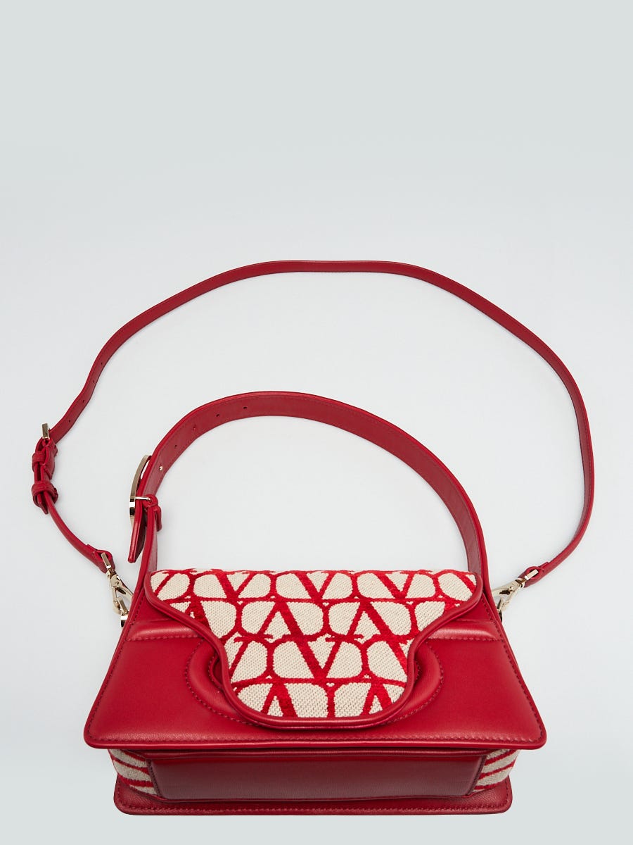 Valentino Naturale/Red Iconographe Fabric Le Grand Deuxieme Small