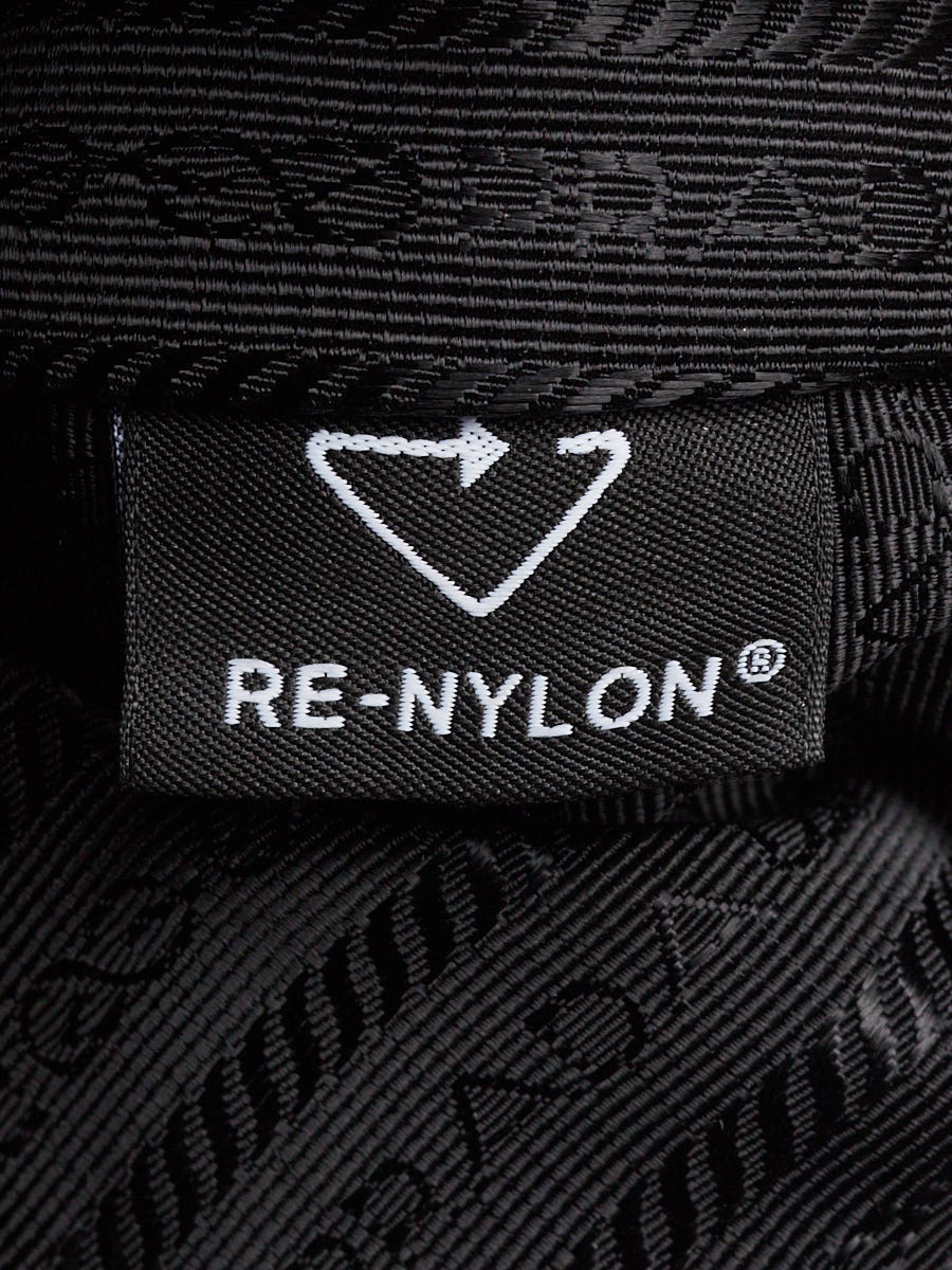 PRADA Nylon Sequin Embellished Polka Dot Re-Edition 2005 Shoulder Bag Black  1290047