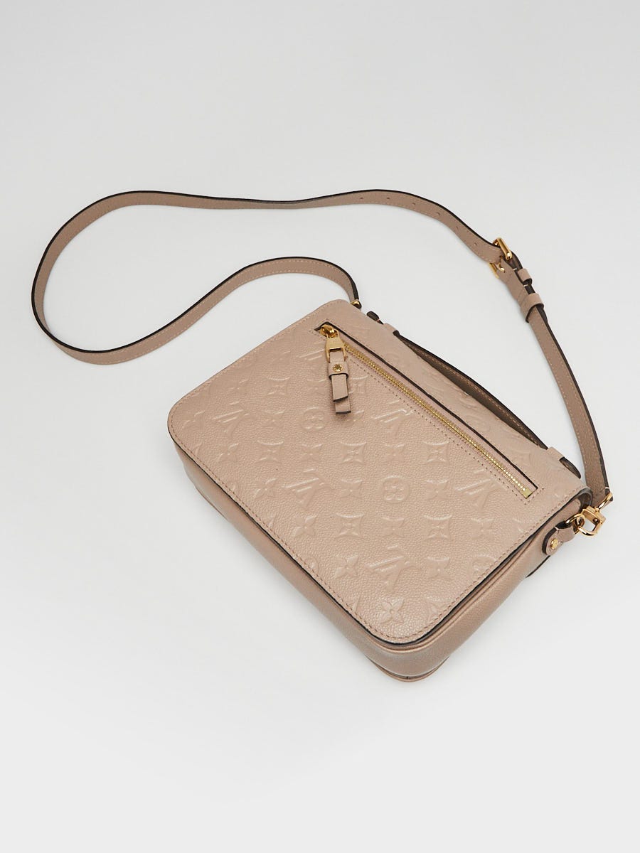 Louis Vuitton Rose Bruyere Monogram Empreinte Leather Pochette Metis Bag -  Yoogi's Closet