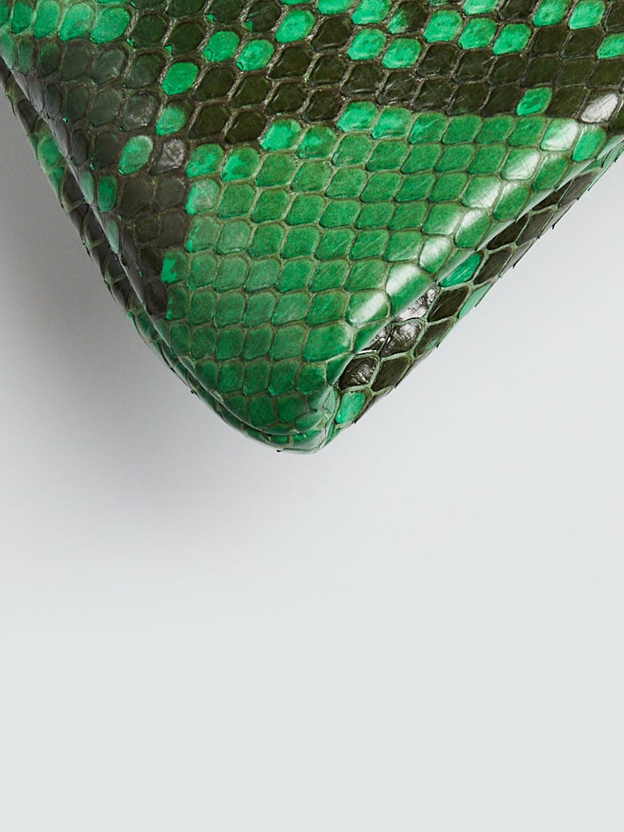 Gucci Green Python 1970 Shoulder Bag | Yoogi's Closet