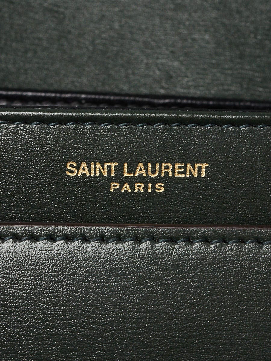 Saint Laurent Smooth Calfskin Monogram Le 61 Saddle Small Crossbody Ba –  LuxeDH